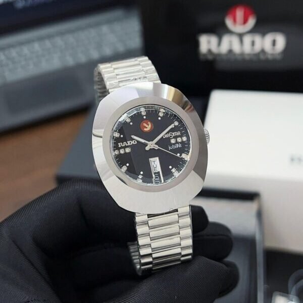 RADO DIASTAR CENTRIC (SILVER & BLACK DIAL)