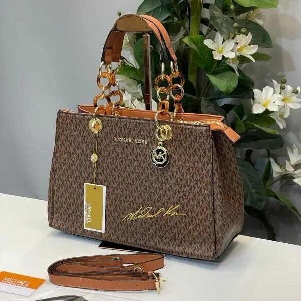 Michael Kors Cynthia Signature Bag With Dust bag