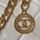 Chanel Pre owned Boy Bag Medium Chevron Caviar Leather with box 1891