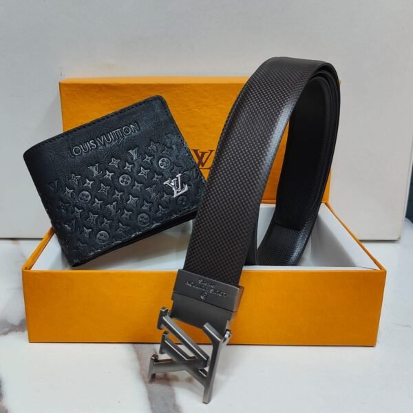 LOUIS VUITTON WALLET+BELT (COMBO) FOR MEN