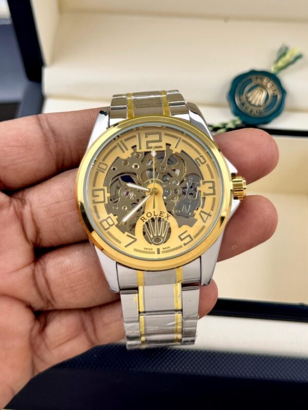 Rolex Oyster Perpetual Date (Silver and Gold)