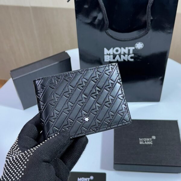 MONT BLANC WALLET FOR MEN BLACK