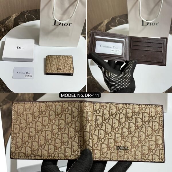 DIOR WALLET FOR MEN (BROWN)