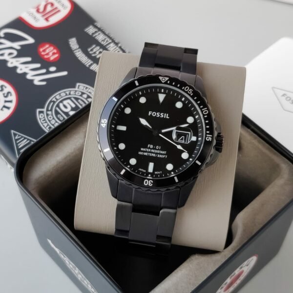 FOSSIL BLACK TONED MEN'S Watch
