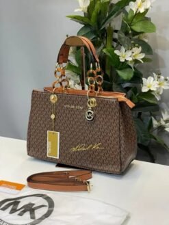 Michael Kors Cynthia Signature Bag With Dust bag