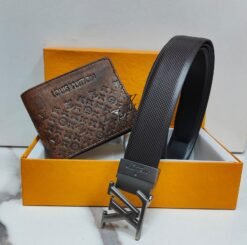 LOUIS VUITTON WALLET+BELT (COMBO) FOR MEN
