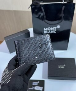 MONT BLANC WALLET FOR MEN BLACK