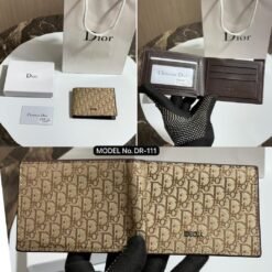 DIOR WALLET FOR MEN (BROWN)