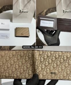 DIOR WALLET FOR MEN (BROWN)