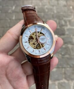 TISSOT 1853 AUTOMATIC PRIMIUM QUILTY LEATHER WATCH