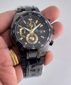 Edifice Full Black Metal Watch