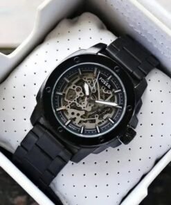 Fossil New Black Metal Automatic Watch