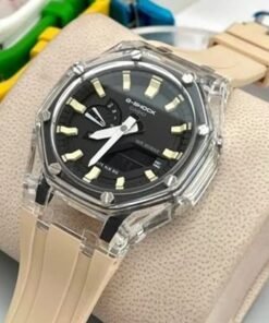 G-shock Cream Silicon Premium Watch