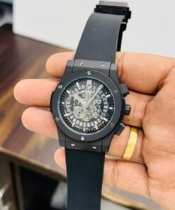 Hublot Black Belt Watch