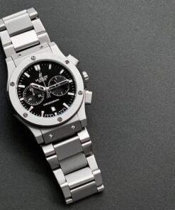 Hublot Silver Grey Metal Watch