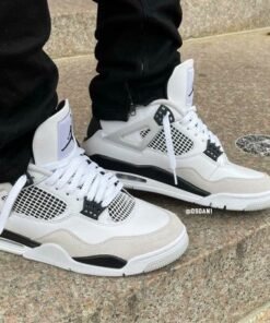 Branded AIR RETRO 4 Military Black